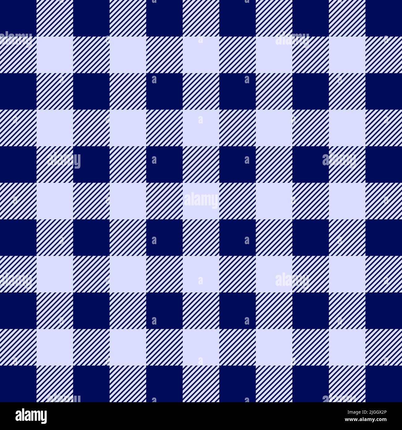 Tela a cuadros textiles escoceses azul texturizado horizontal abstracto fondo fondo papel tapiz plano sin costuras plantilla ilustración vectorial Ilustración del Vector