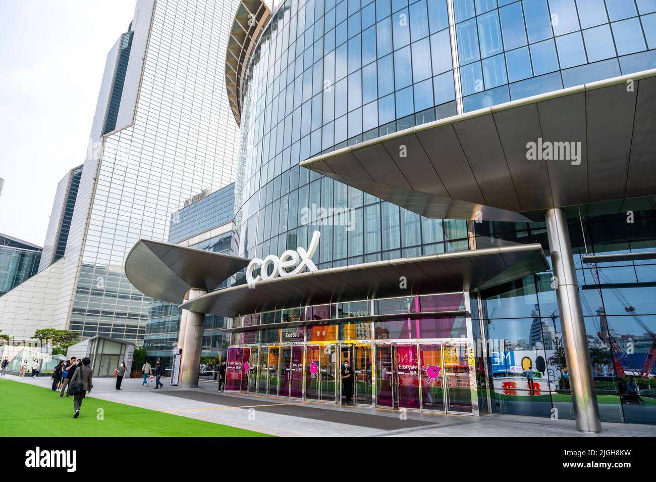 Seúl, Corea del Sur - Junio, 2022: Centro comercial COEX en el Distrito Gangnam en la ciudad de Seúl Corea del Sur. Foto de stock