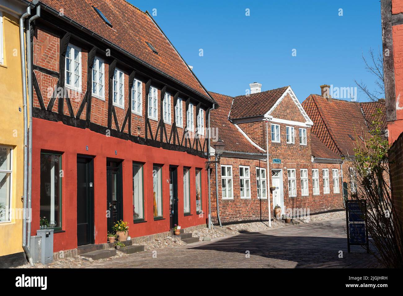 Ribe, municipio de Esbjerg, región del sur de Dinamarca, Dinamarca Foto de stock