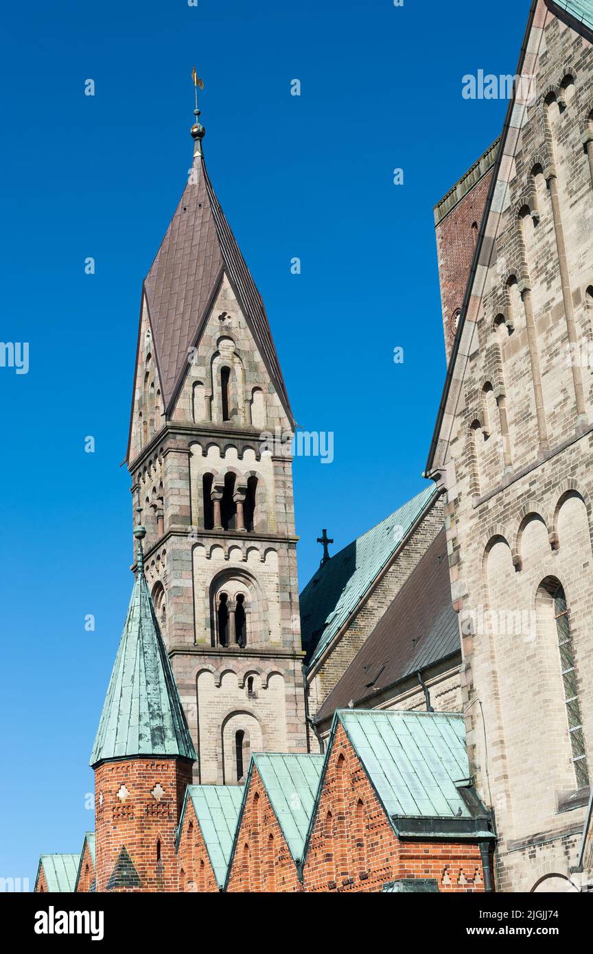 Catedral de Ribe, municipio de Esbjerg, región del sur de Dinamarca, Dinamarca Foto de stock