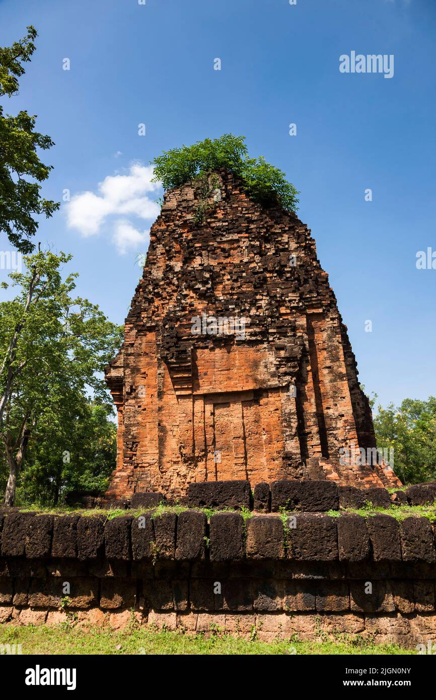 Prasat Prang Ku, templo khmer hindu, Si Saket (Si Sa Ket), Isan (Isaan), Tailandia, Sureste de Asia, Asia Foto de stock
