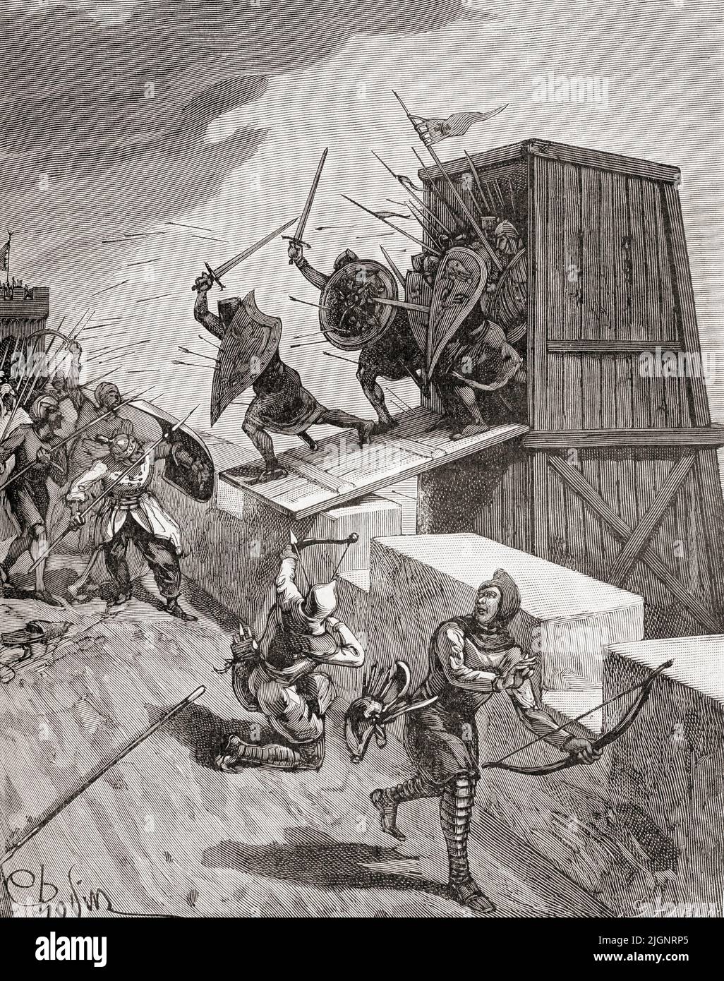 Godfrey bouillon in first crusade fotografías e imágenes de alta