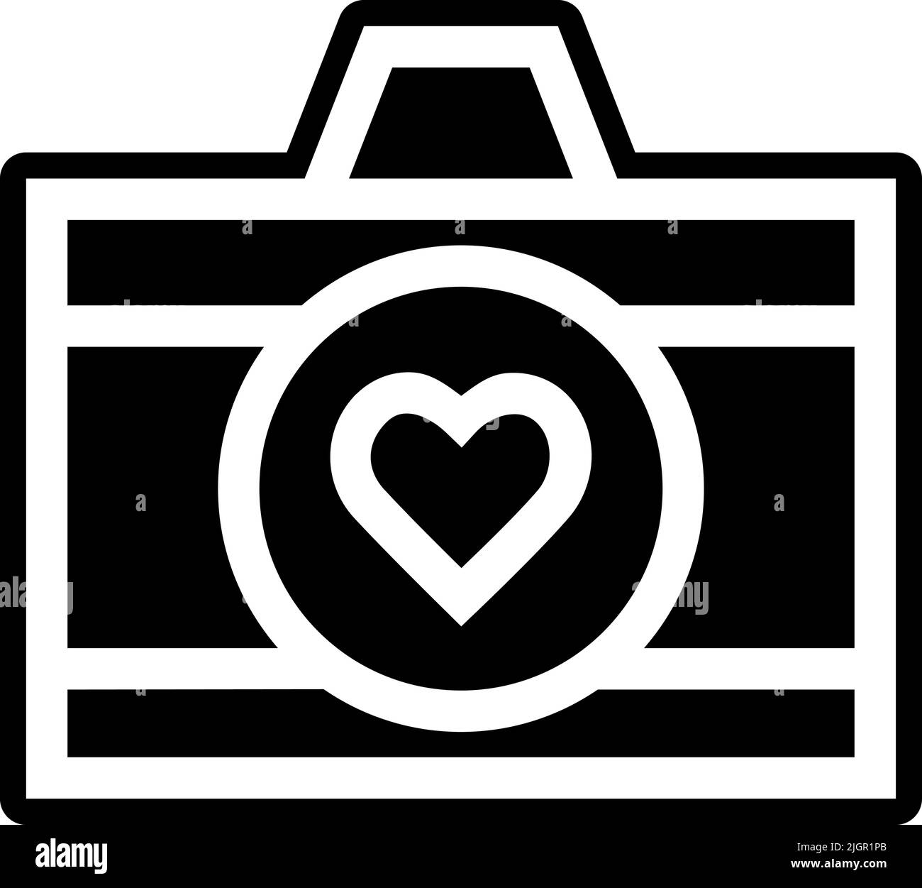 Cámara del corazón Imágenes de stock en blanco y negro - Alamy