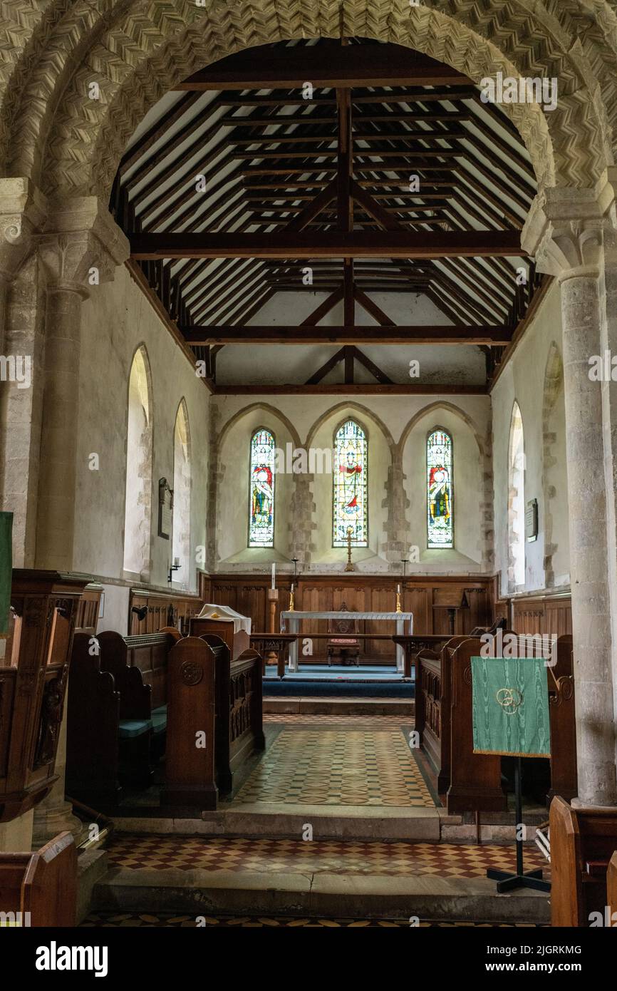 Amberley Church, Arundel, West Sussex Foto de stock