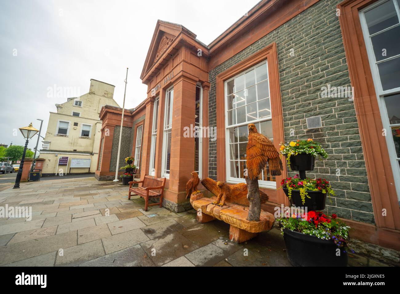 Ayuntamiento de Moffat, Escocia, Reino Unido Foto de stock