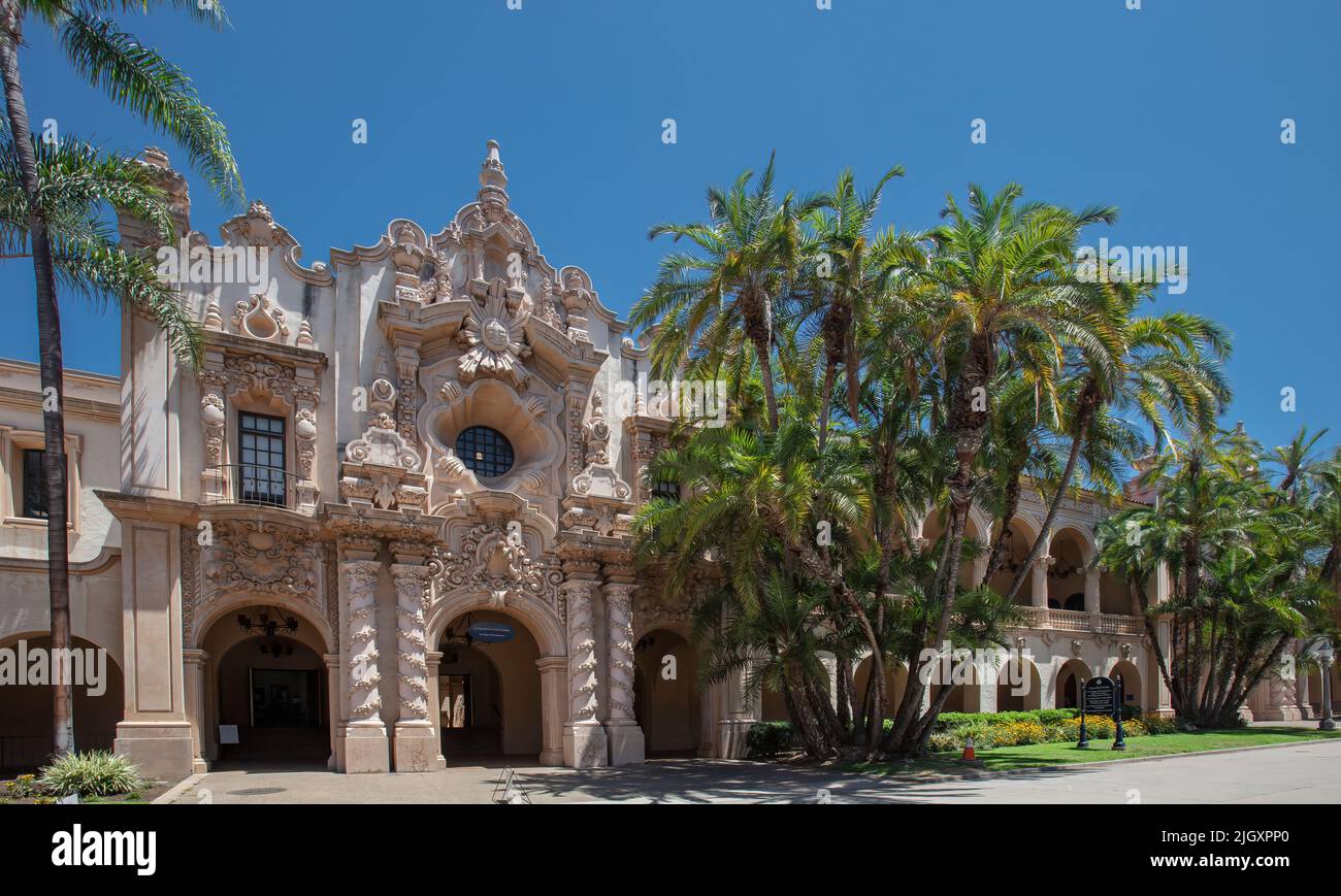 Casa Del Prado, Balboa Park, San Diego, CA Foto de stock