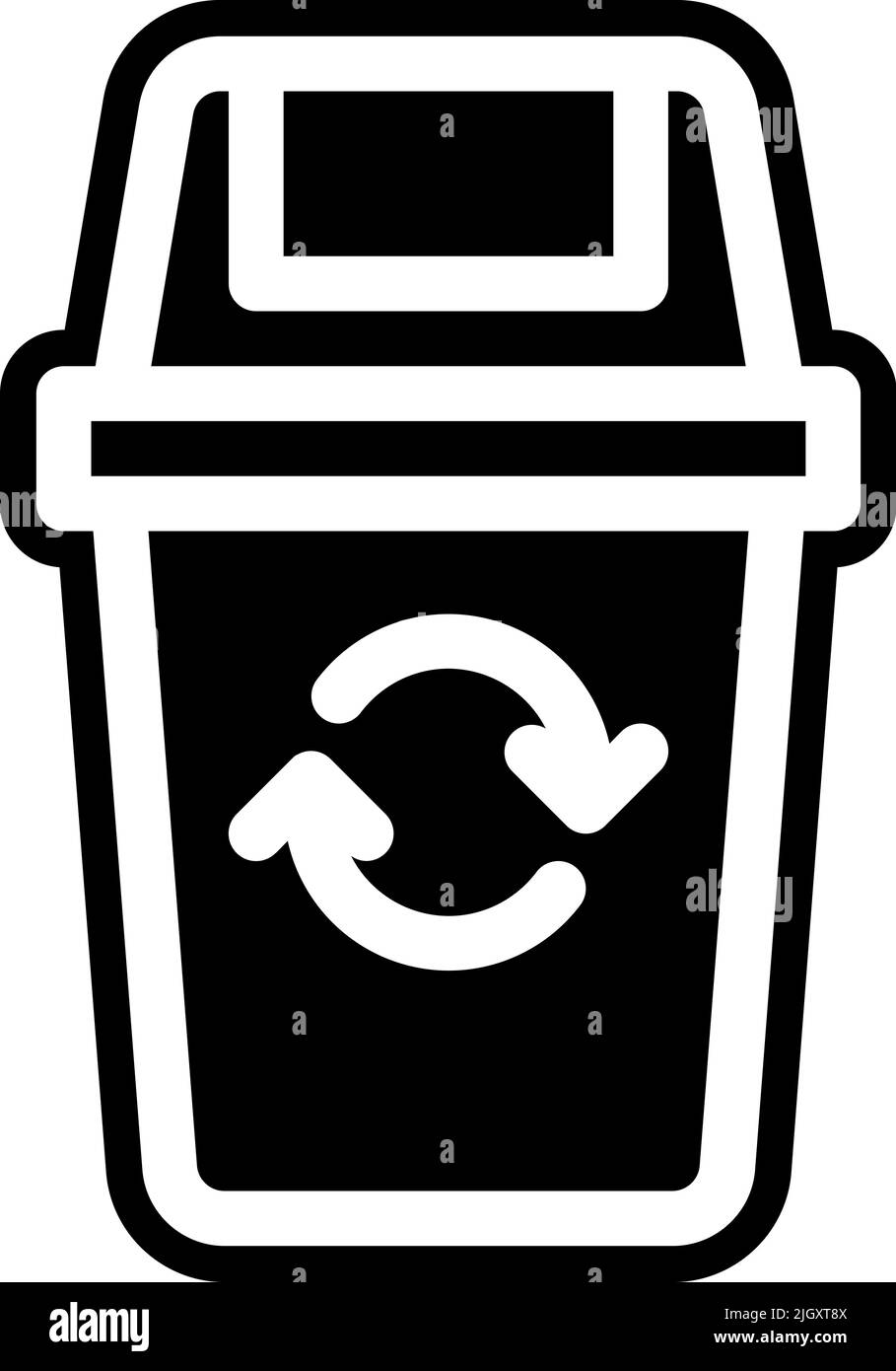 Recicle El Cubo De La Basura Para La Basura Orgánica En Estilo Plano  Aislada En El Fondo Blanco Ilustración del Vector - Ilustración de verde,  tiro: 134982481