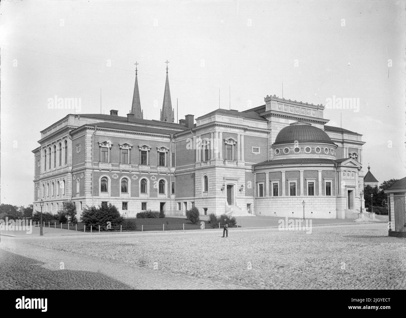Casa Universitaria, Uppsala 1890. Casa Universitaria, Uppsala 1890 Foto de stock