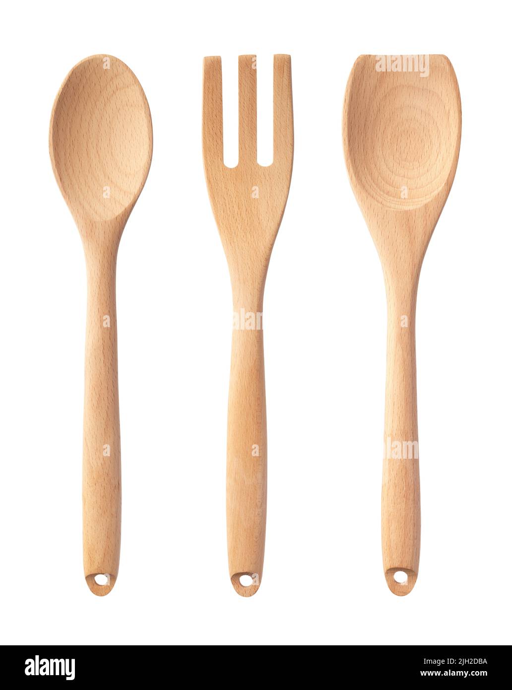 3 Utensilios Madera Bamboo Cocina Cuchara Espatula Tenedor