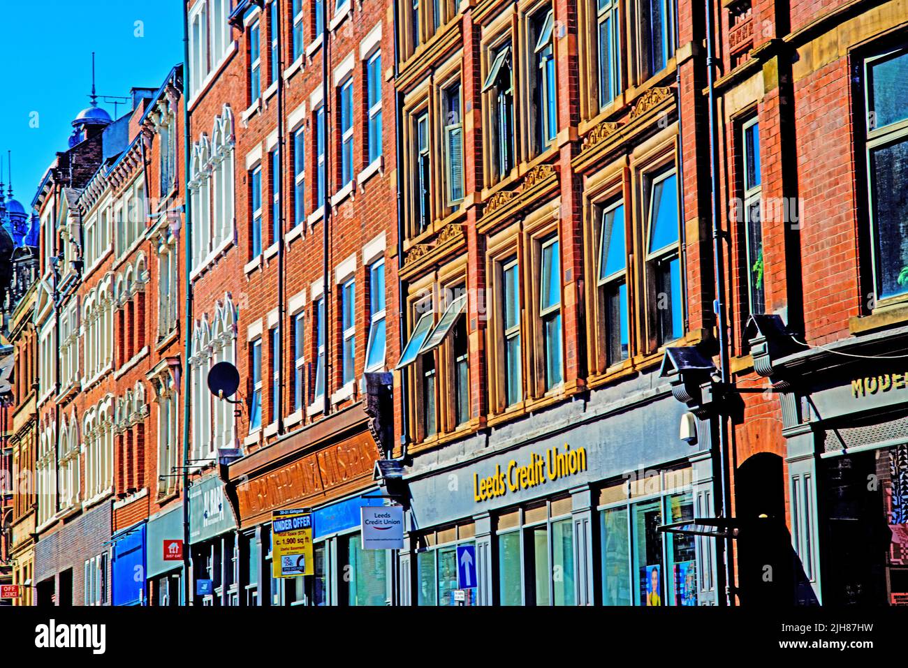 Edificios y arquitectura, Kirkgate, Leeds, Inglaterra Foto de stock