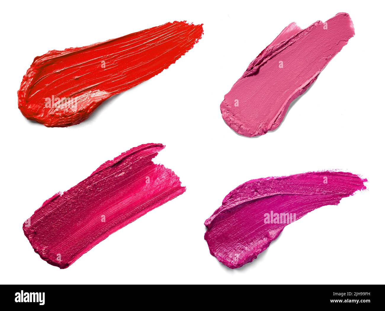 pintura de lápiz labial color maquillaje belleza muestra Foto de stock