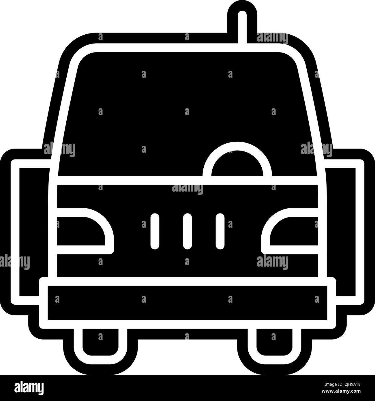 Transporte camioneta . Ilustración del Vector