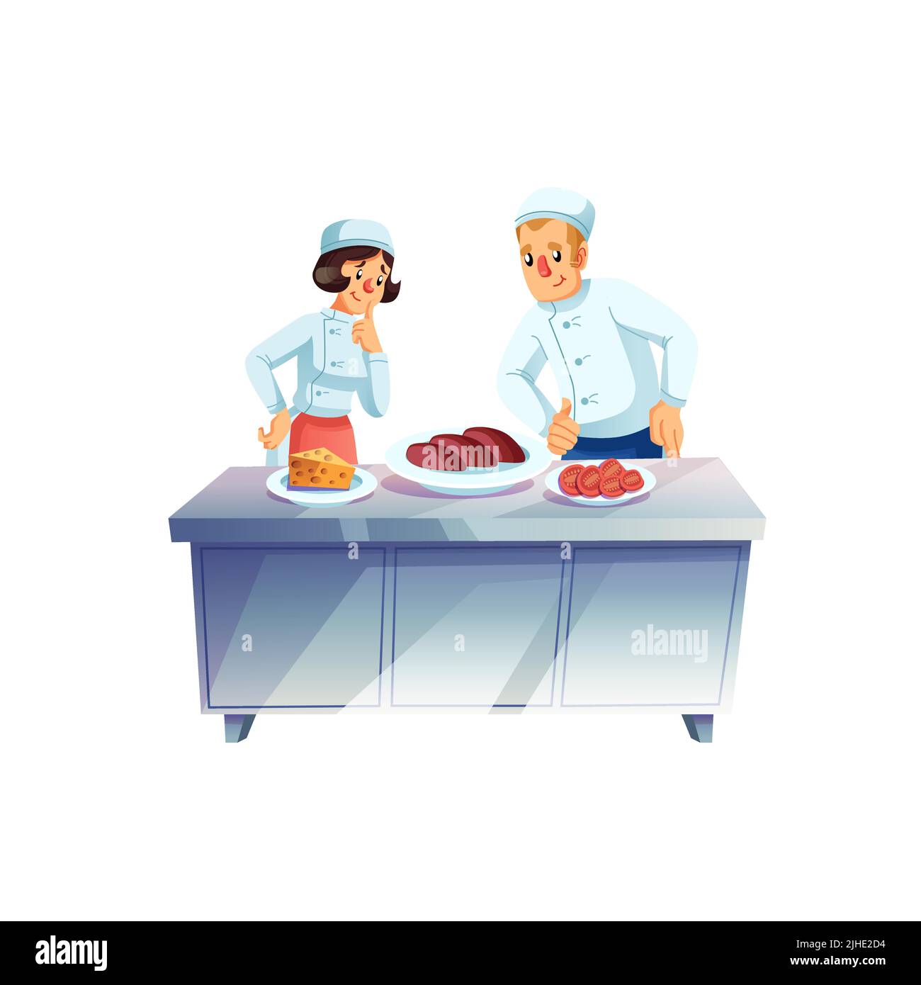 https://c8.alamy.com/compes/2jhe2d4/dibujos-animados-planos-personajes-chef-asistentes-cocina-comida-elegir-ingredientes-profesional-de-la-cocina-de-alimentos-flujo-de-trabajo-vector-ilustracion-concepto-2jhe2d4.jpg
