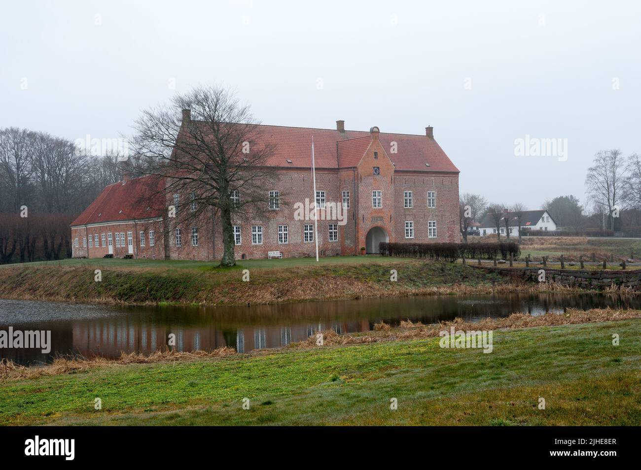 Sæbygaard Manor, municipio de Frederikshavn, región Nordjylland, península de Jutlandia en el norte de Dinamarca Foto de stock