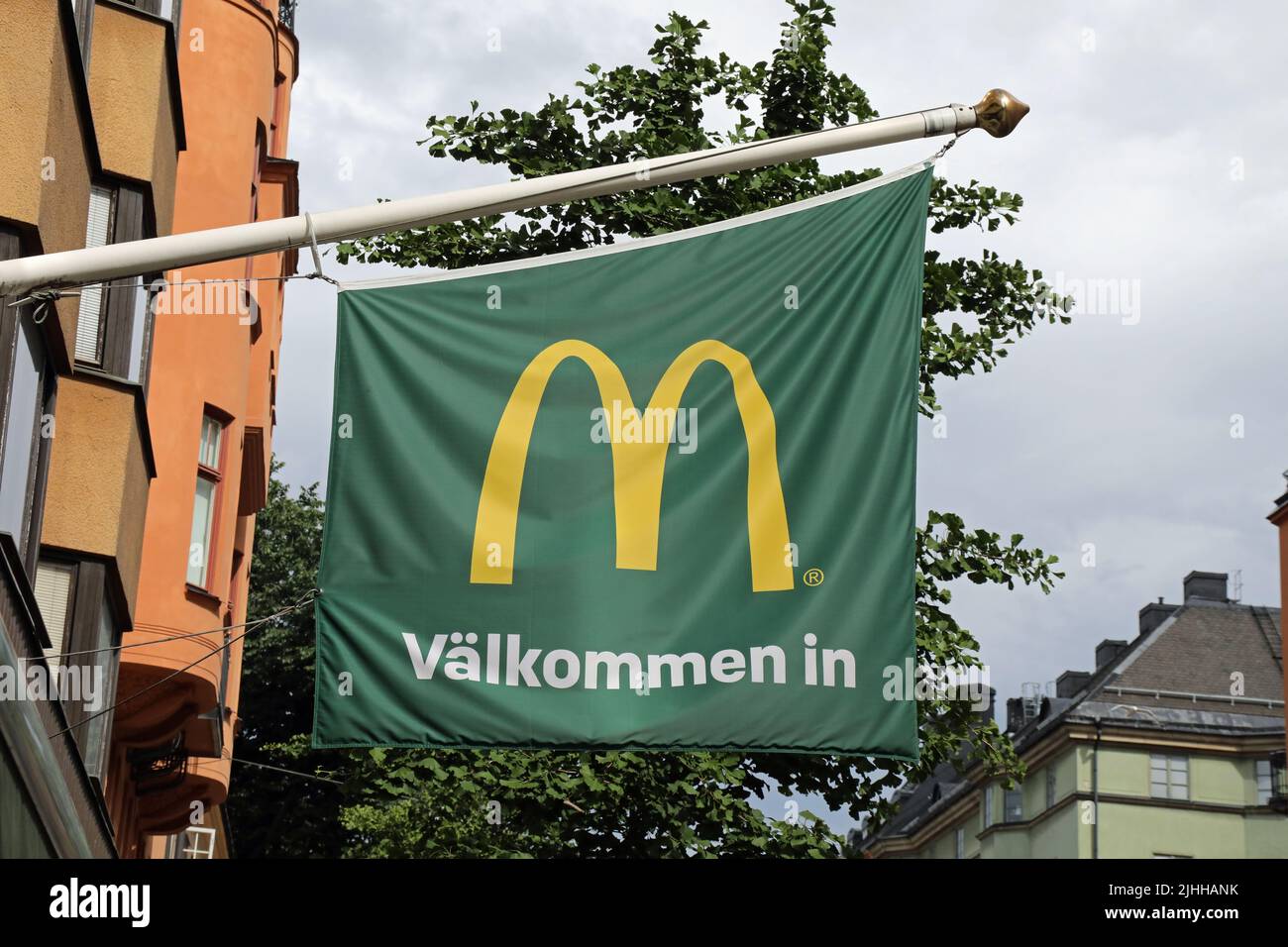 Restaurante McDonalds en Estocolmo Foto de stock