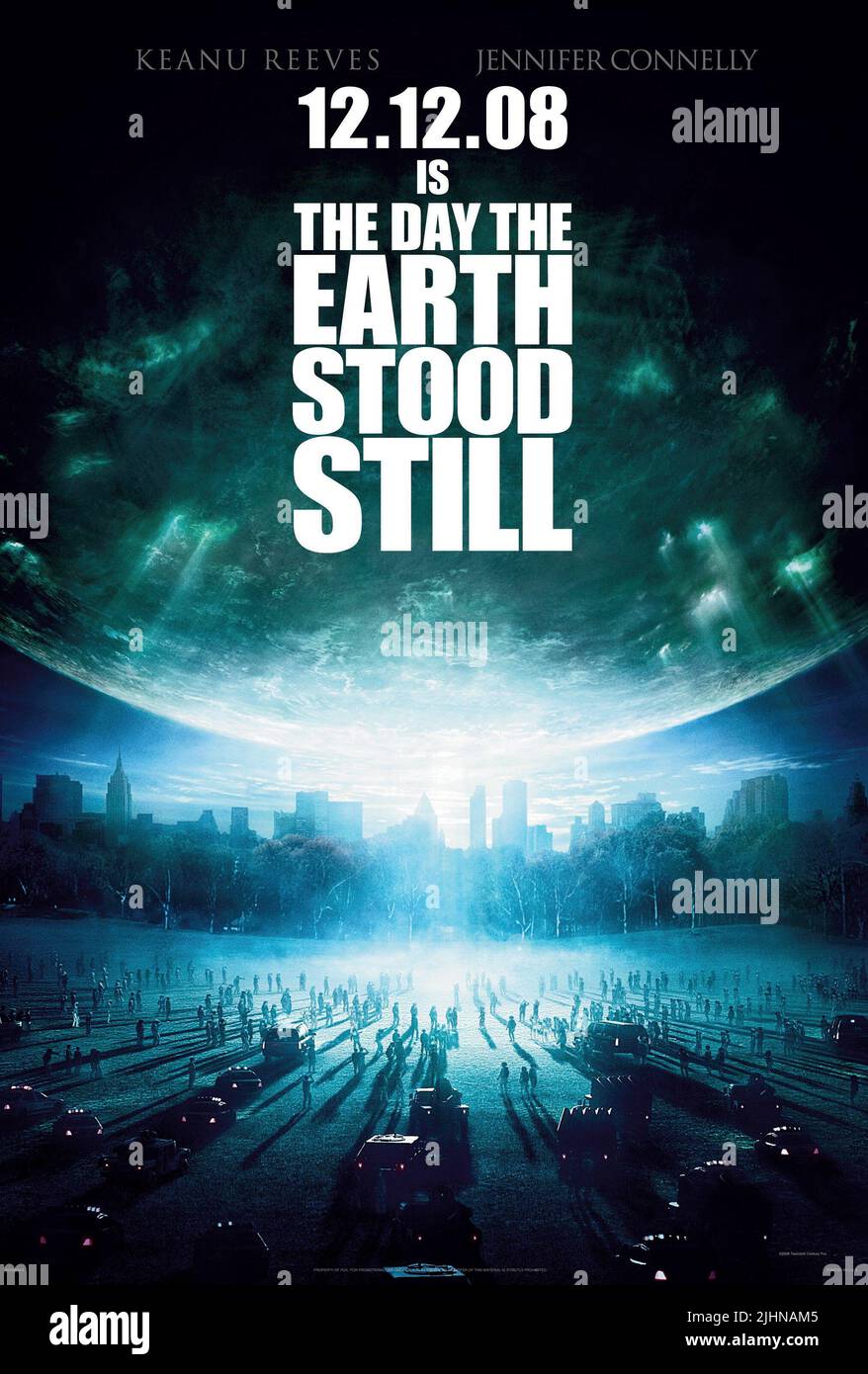 CARTEL DE LA PELÍCULA, EL DÍA EN QUE LA TIERRA SE DETUVO, 2008