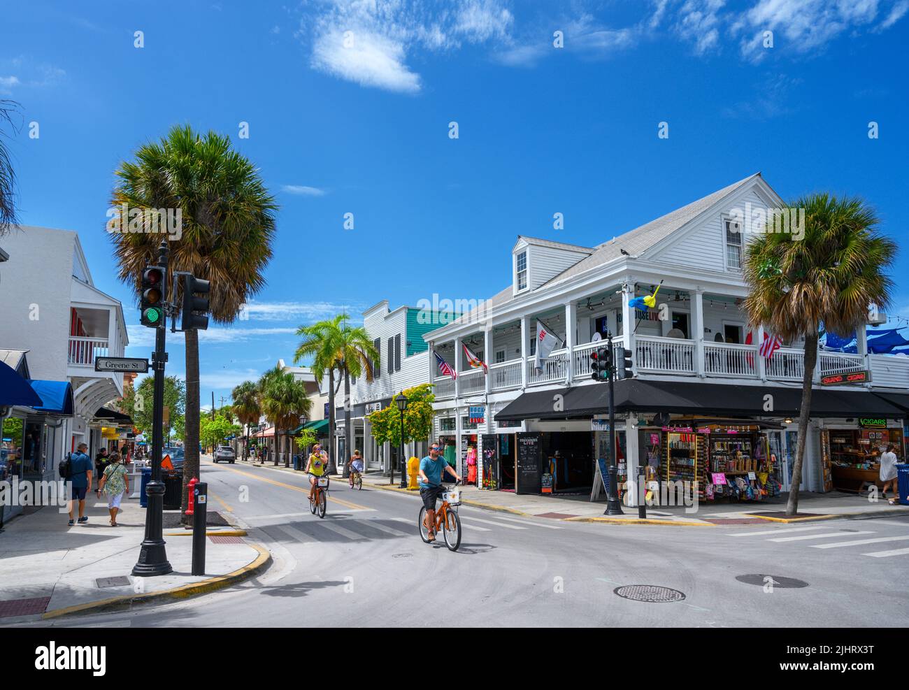 Duval Street, Key West, Florida Keys, Florida, EE.UU Foto de stock