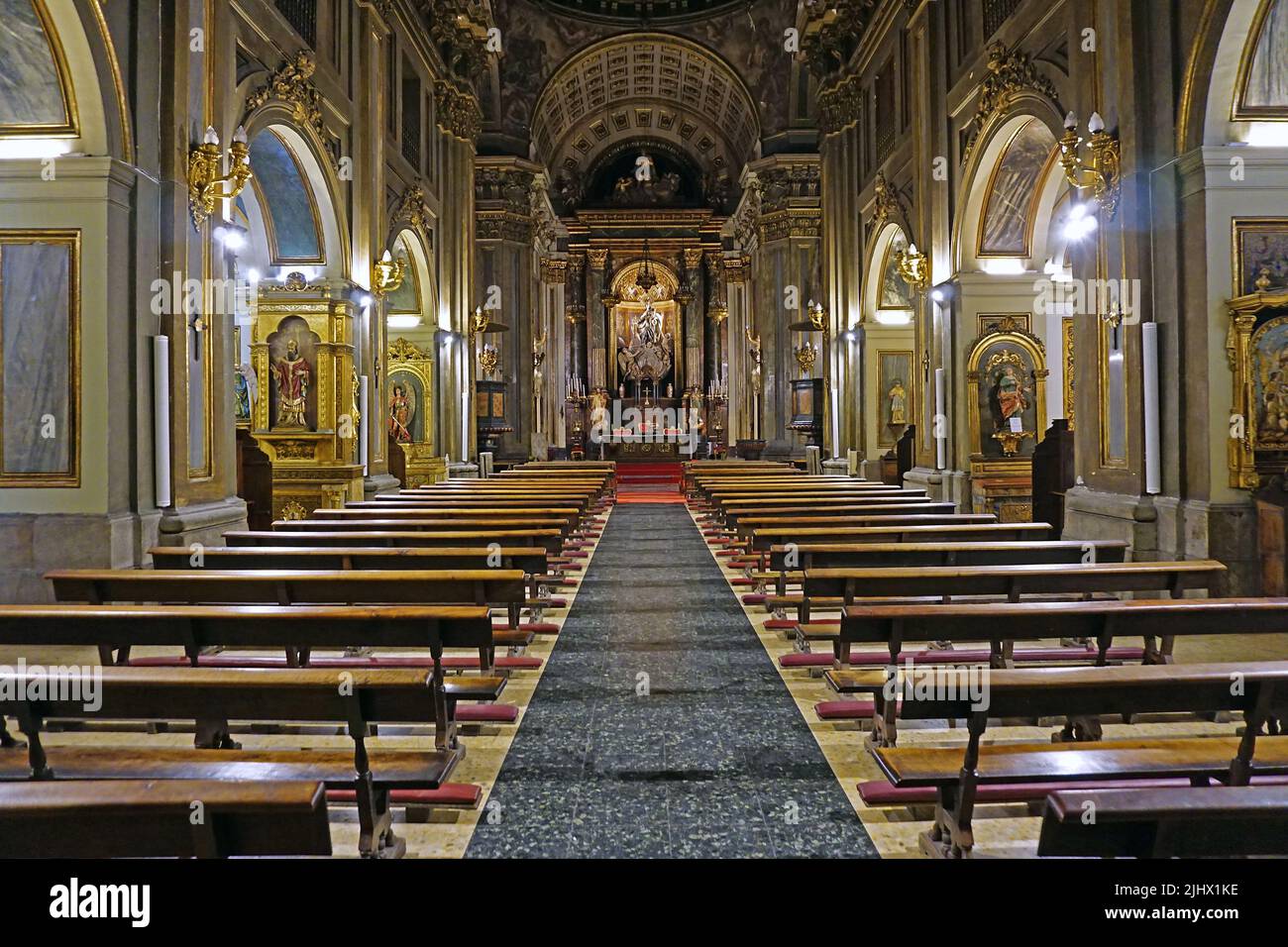 Iglesia de San José en la Calle de Alcalá en Madrid España Foto de stock