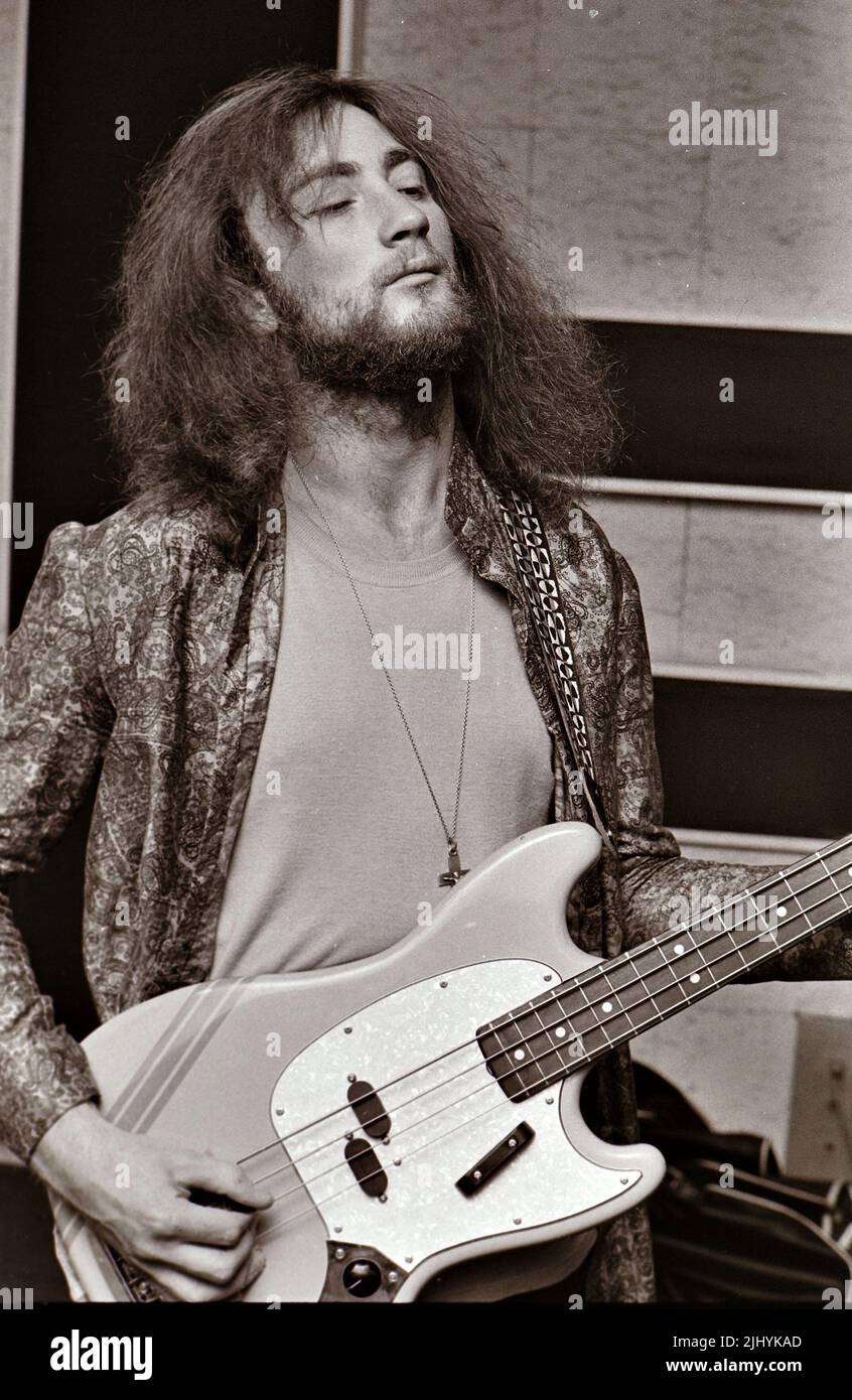 GRUPO de rock británico DE COLOR PÚRPURA INTENSO con Ritchie Blackmore en 1974 Foto de stock