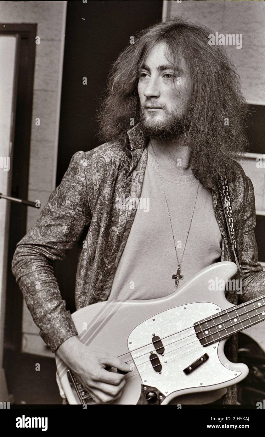 GRUPO de rock británico DE COLOR PÚRPURA INTENSO con Ritchie Blackmore en 1974 Foto de stock