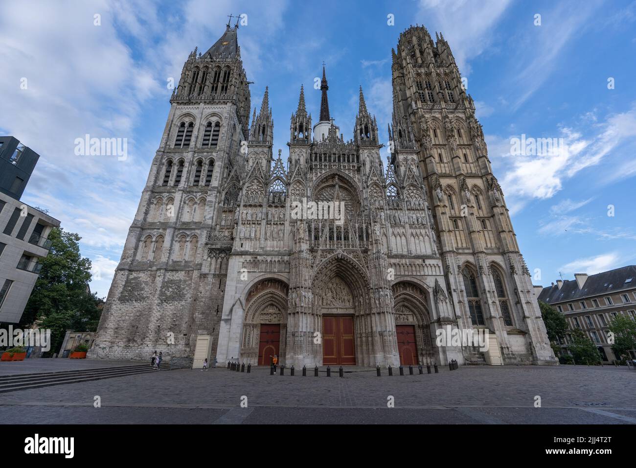 Catedral de Rouen (Francia) Foto de stock