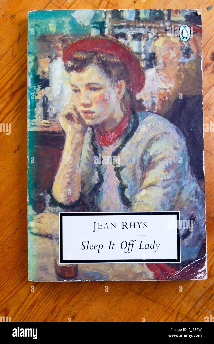 Jean Rhys portada del libro 'Sleep It Off Lady' Historias cortas Londres Reino Unido Foto de stock