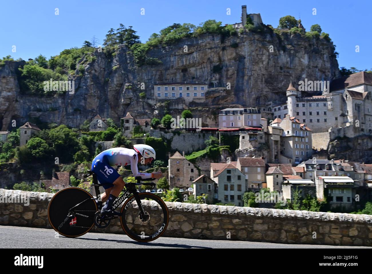 Rocamadour, Francia, 23rd de julio de 2022. Durante la Etapa 20 del Tour de  Francia, Lacapelle-Marival a Rocamadour. Crédito: Pete Goding/Alamy Live  News Fotografía de stock - Alamy