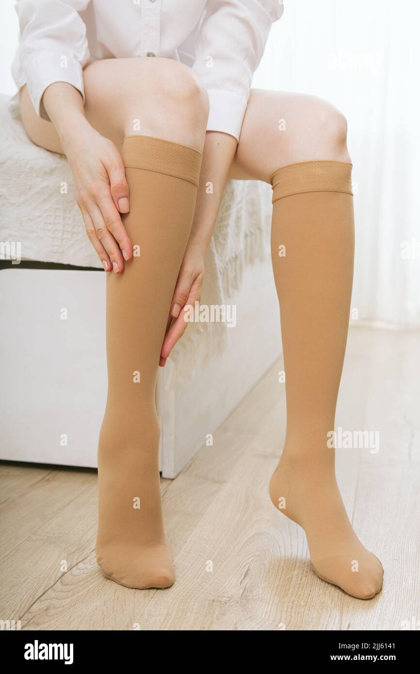 calcetín compresión