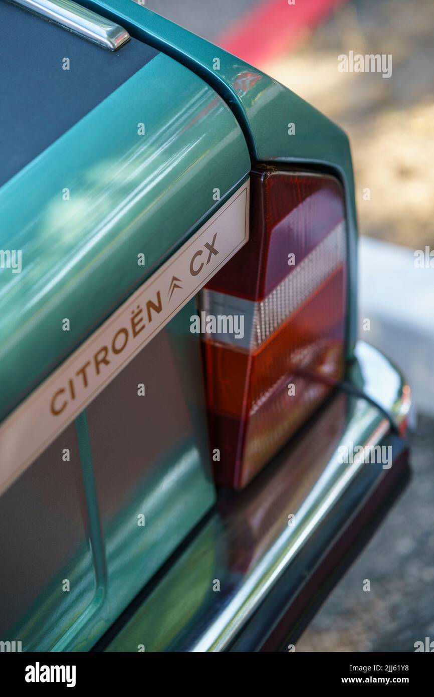 Coche clásico Citroen CX del fabricante francés Citroën Foto de stock
