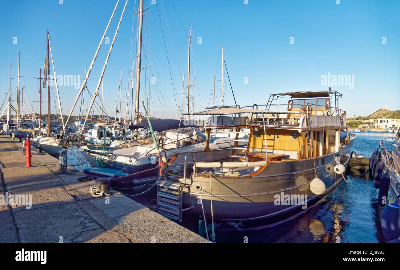 Jachthafen von Palau, Segelboote, Sardinien, Mittelmeer, Italien, Europa, Foto de stock