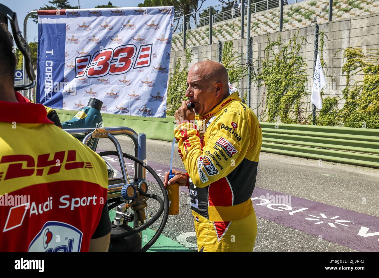 CORONEL Tom (NLD), Comtoyou DHL Team Audi Sport, Audi RS 3 LMS, retrato  durante la WTCR - Carrera de Italia 2022, 6th ronda de la Copa Mundial de  Turismo FIA 2022, en