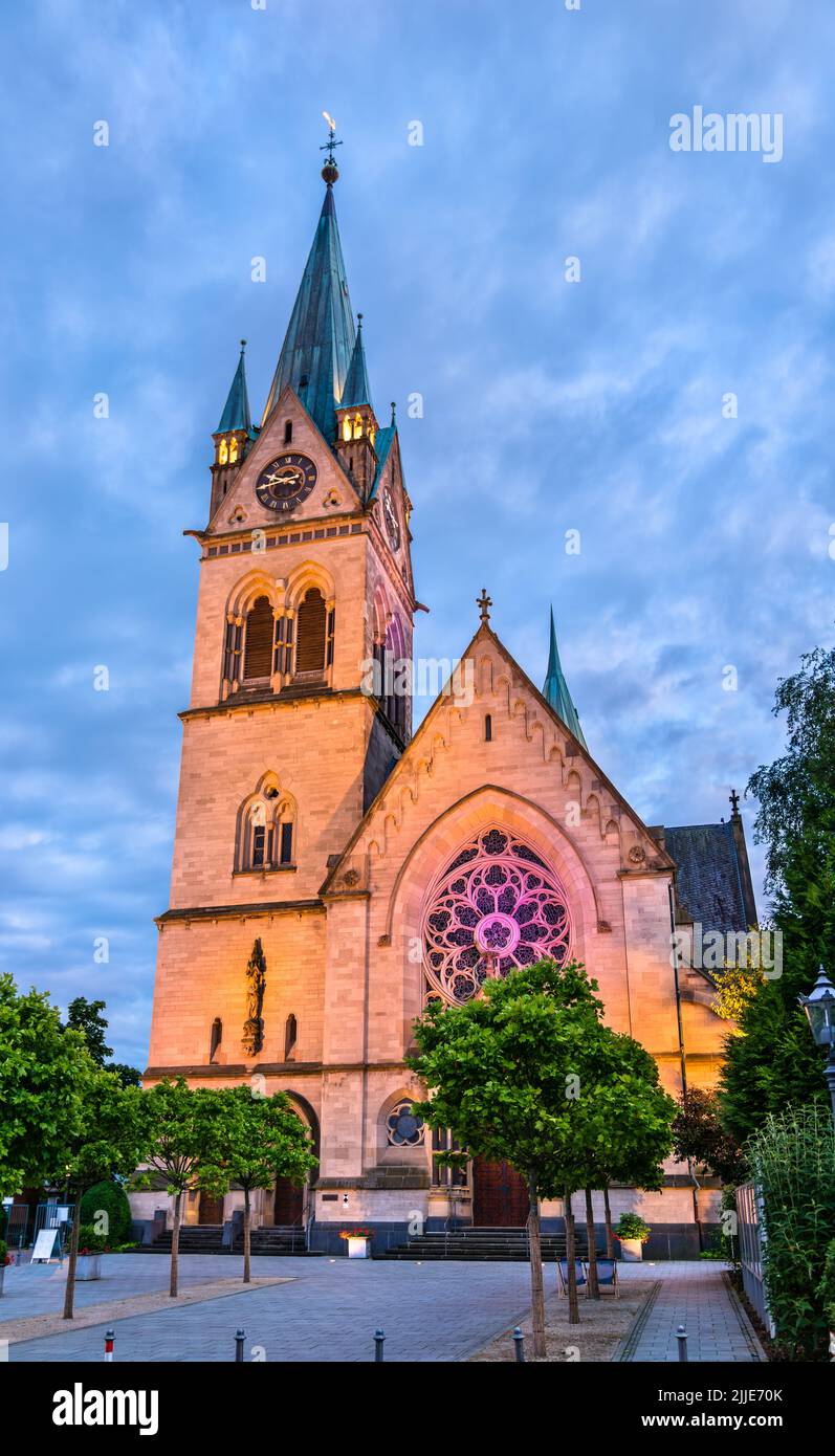 Iglesia de Santa María en Bad Homburg, Alemania Foto de stock