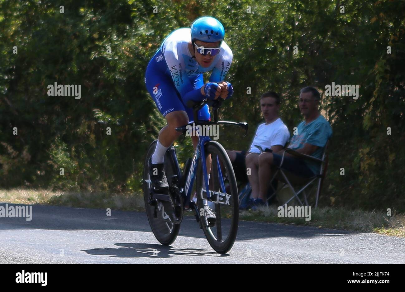 JUUL-JENSEN Christopher de Team BikeExchange - Jayco durante el Tour de  Francia 2022, carrera ciclista etapa