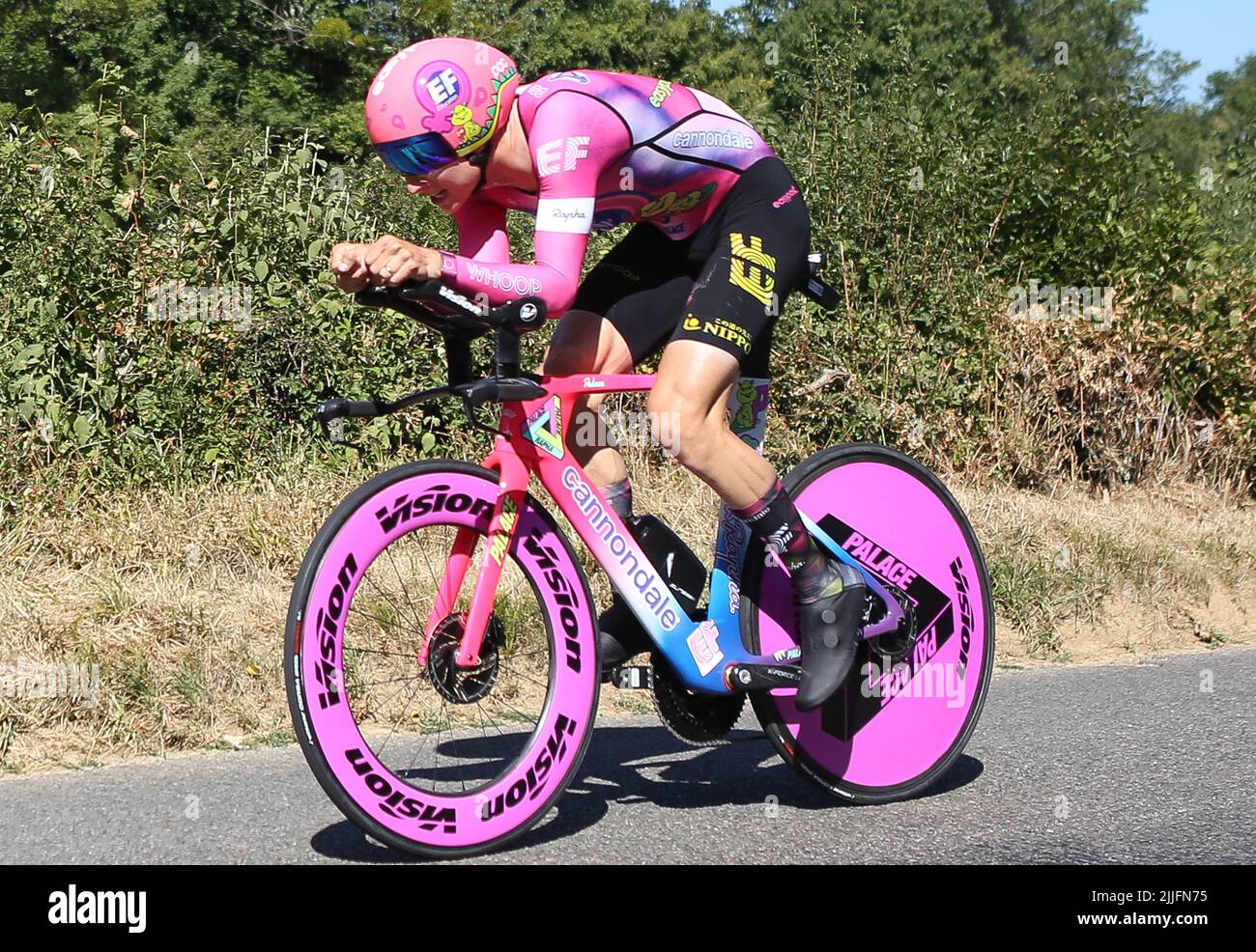 POWLESS Neilson de EF Education-EasyPost durante el Tour de Francia 2022,  carrera ciclista etapa 20,