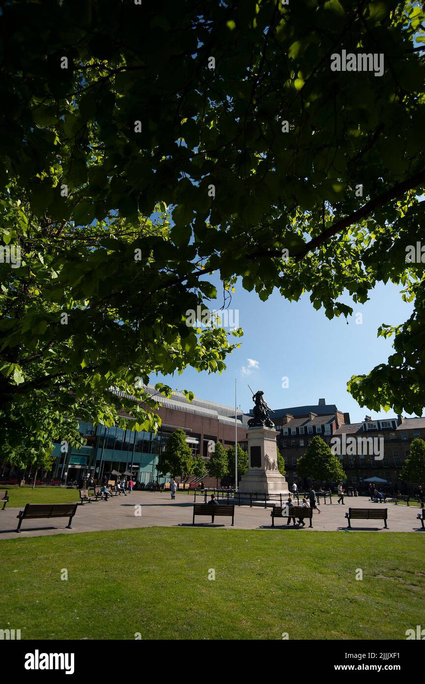 Casco de Eldon Square, Newcastle Upon Tyne Foto de stock