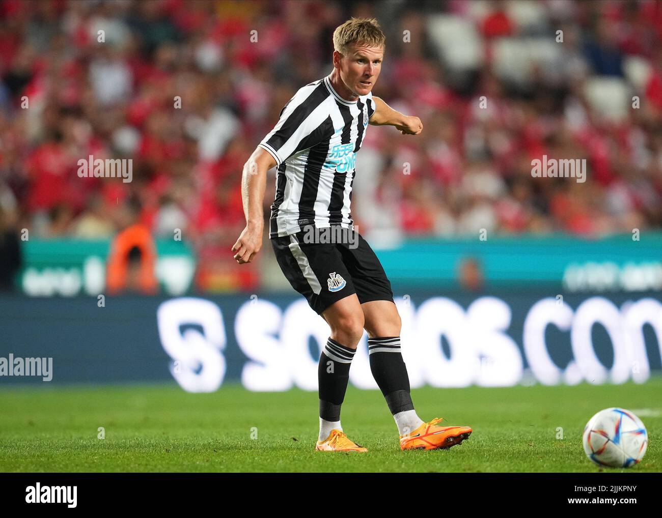 Lisboa Portugal El 25 De Julio De 22 Matt Ritchie De Newcastle United Durante El Partido De La Pretemporada De La Copa Eusebio Entre Sl Benfica Y Newcastle United Fc Jugo En