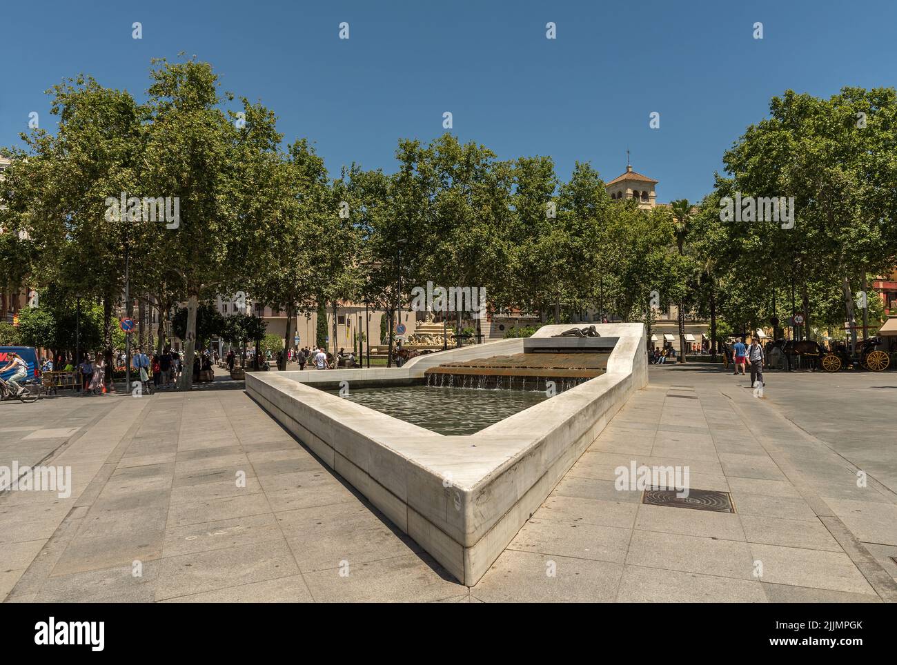 Monumento a la Generación de los Veintisiete, Sevilla, España Foto de stock
