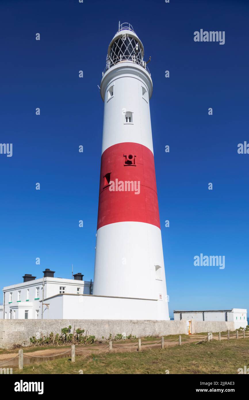 Inglaterra, Dorset, Weymouth, Portland Bill, Portland Bill Lighthouse Foto de stock