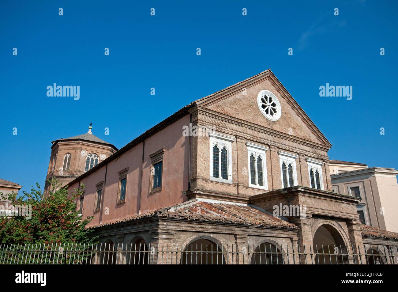 Antiguo hospital de Santo Spirito en Sassia, distrito de Borgo, Roma, Italia Foto de stock