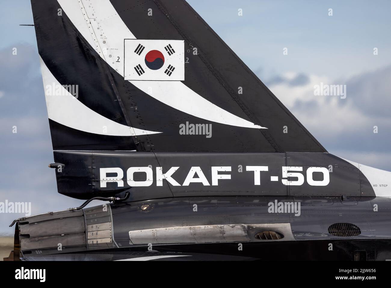 Fuerza Aérea de la República de Corea - KAI T-50 Golden Eagle Jet Foto de stock