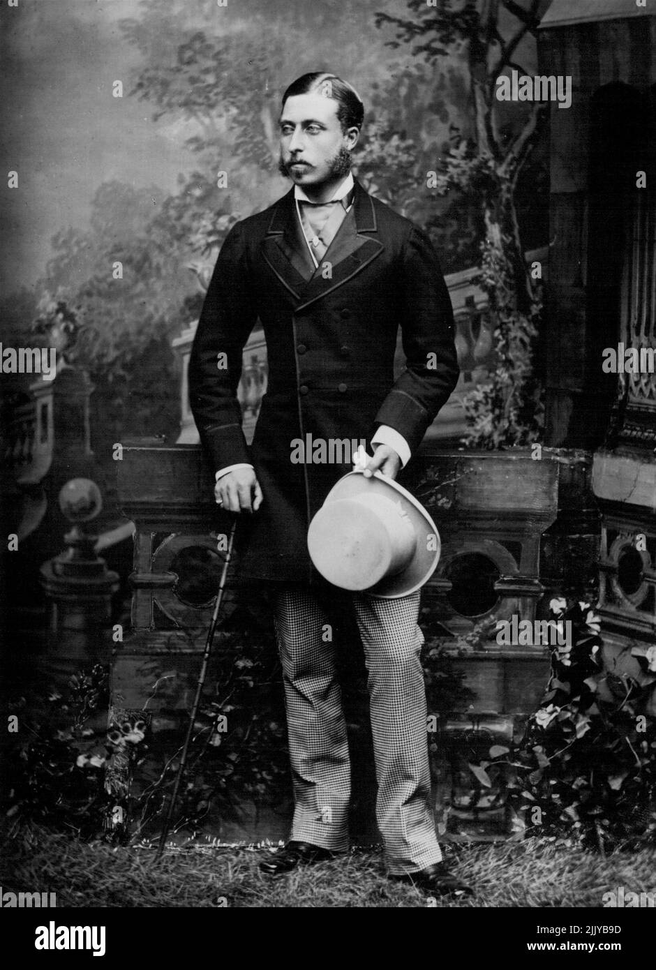 El duque de Connaught -- Este interesante estudio muestra: S.A.R. el duque de Connaught, en 1873. Nacido en 1850, recientemente celebró su cumpleaños número 86th. El duque de Connaught es el único hijo sobreviviente de la reina Victoria. 13 de julio de 1936. (Foto de Bassano Ltd.) Foto de stock
