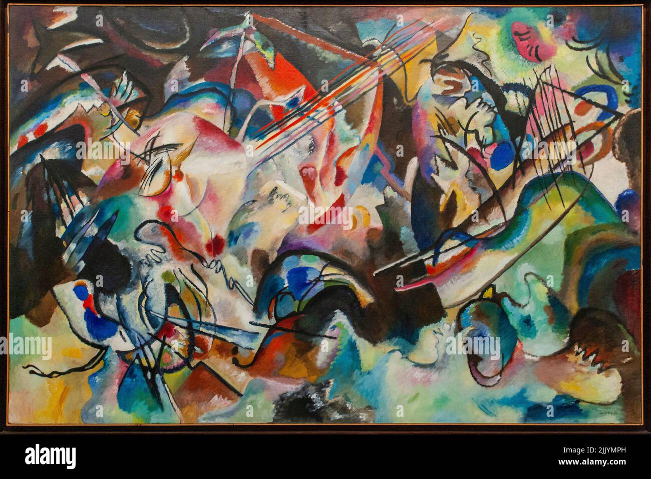 Composición VI, 1913 - Wassily Kandinsky Foto de stock
