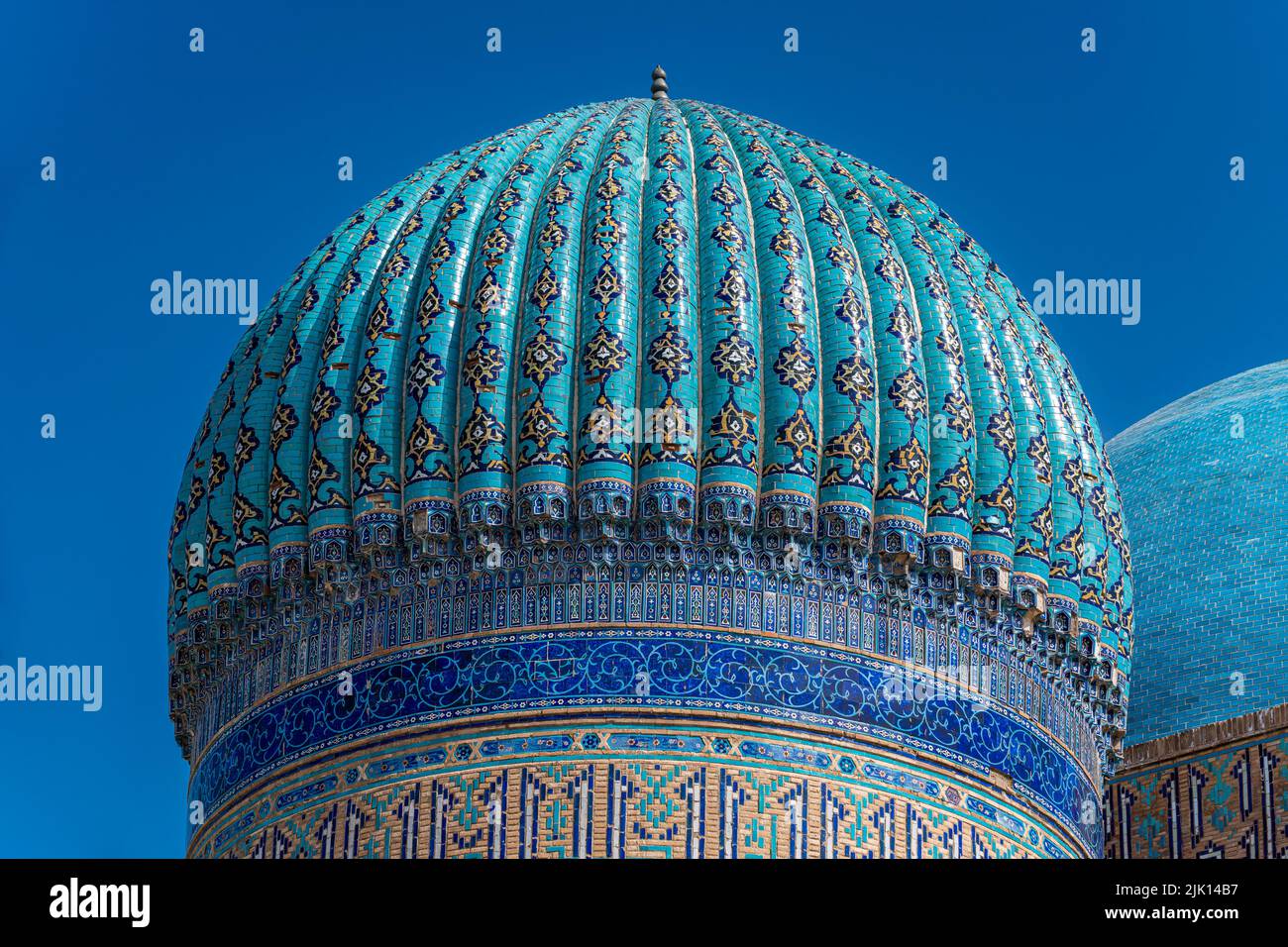 Mausoleo de Khoja Ahmed Yasawi, Patrimonio de la Humanidad de la UNESCO, Turkistán, Kazajstán, Asia Central, Asia Foto de stock