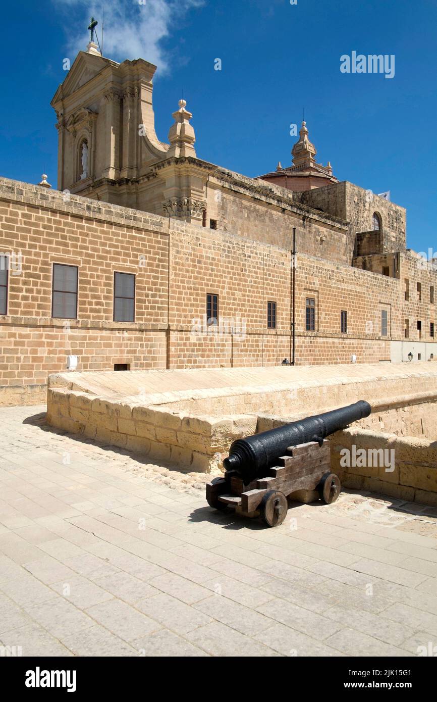 La Iglesia de San Pablo, Gozo, Malta, Mediterráneo, Europa Foto de stock
