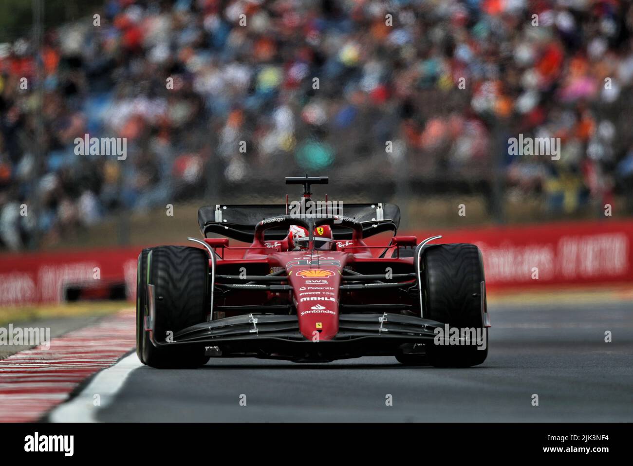 Mogyorod, Hungría. 30th de julio de 2022. Charles Leclerc (LUNES) Ferrari F1-75. Gran Premio de Hungría, sábado 30th de julio de 2022. Budapest, Hungría. Crédito: James Moy/Alamy Live News Foto de stock