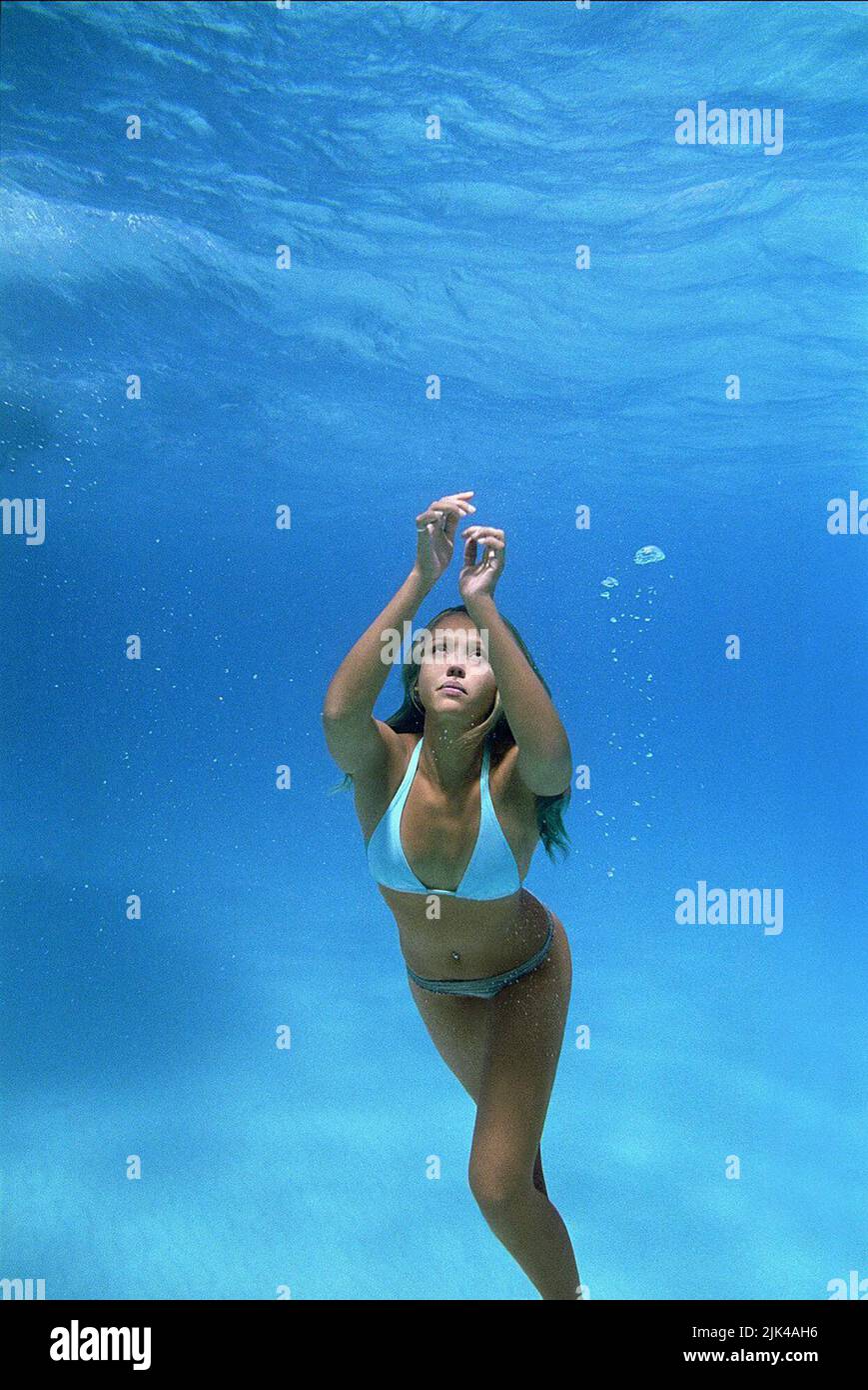 JESSICA ALBA, en el azul, 2005 Foto de stock