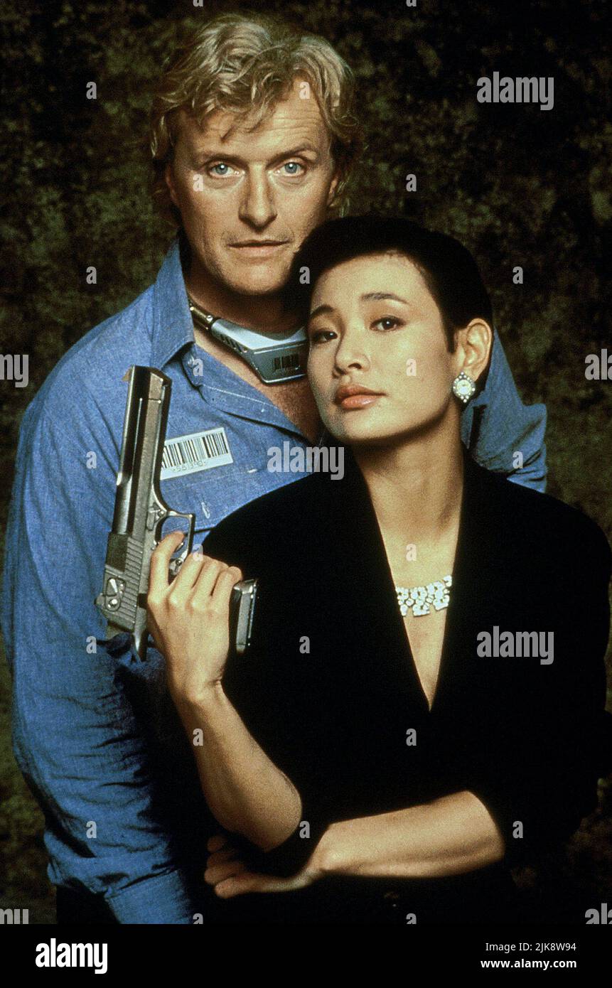 Rutger Hauer & Joan Chen Película: Wedlock (EE.UU./Reino Unido 1991) Personajes: Frank Warren & Noelle Director: Lewis Teague 12 Mayo 1991 **ADVERTENCIA** Esta fotografía es sólo para uso editorial y es el copyright del ESPECTADOR FILMSHBO y/o el fotógrafo asignado por la película o la compañía de producción y sólo puede ser reproducida por publicaciones en conjunción con la promoción de la película anterior. Se requiere un crédito obligatorio para el ESPECTADOR FILMSHBO. El fotógrafo también debe ser acreditado cuando se conoce. No se puede conceder ningún uso comercial sin la autorización escrita de la Film Company. Foto de stock