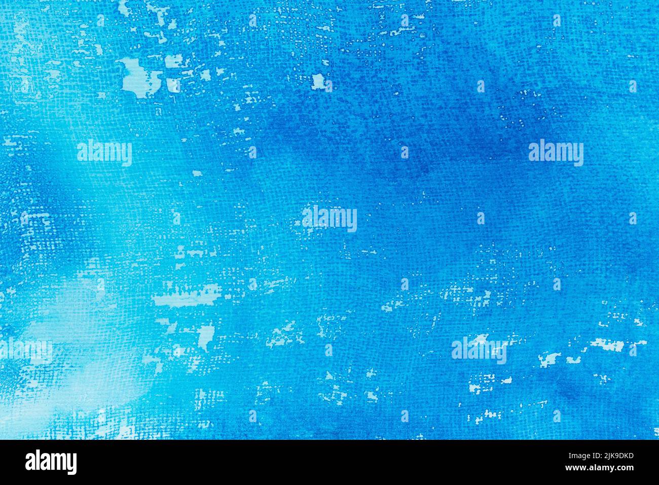 color azul pintado acuarela textura de fondo Foto de stock