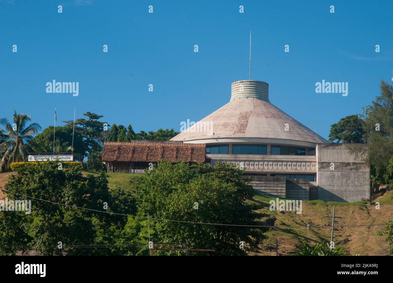 Edificio del Parlamento de las Islas Salomón, Honiara Foto de stock