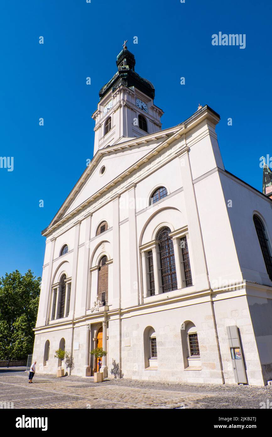 Basílica, Kaptalandomb, Gyor, Hungría Foto de stock